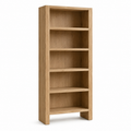 Bibliothèque Japandi chêne naturel à cinq niveaux 80x35x180 cm
